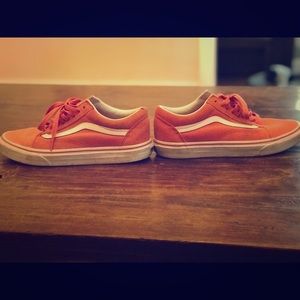 Vans old skool classics salmon women 8 men 6.5